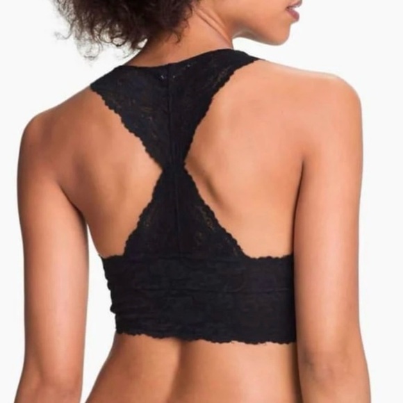 Free People Galloon Lace Racerback In Black XS - Picture 5 of 5